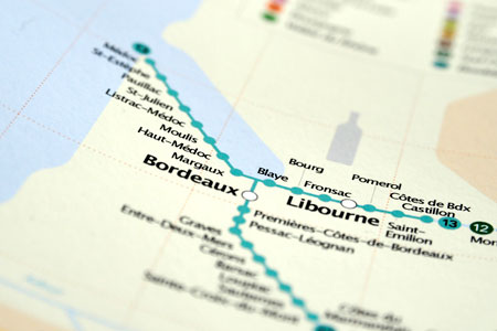 Le métro parisien a servi d’exemple pour créer cette carte schématique du vignoble français.