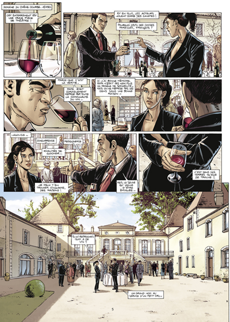 Page 3 de la bande dessinée Château Bordeaux