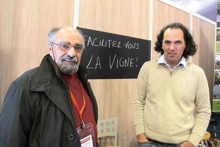 François et Vincent Pugibet, propriétaires du domaine la Colombette, à Béziers (Hérault). © B. COLLARD