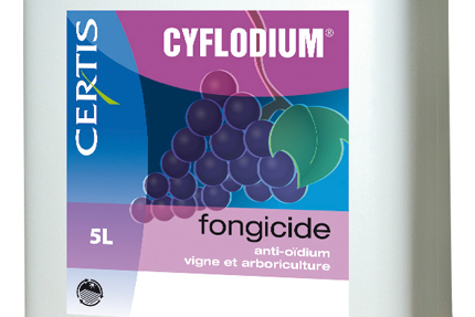 Cyflodium est un antioïdium à base de cyflufénamid.
